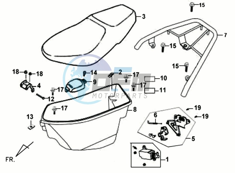 BUDDY SEAT - HELMET BOX - CARRIER