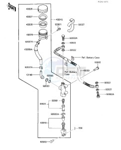 ZL 1000 A [ZL1000 ELIMINATOR] (A1) drawing REAR MASTER CYLINDER