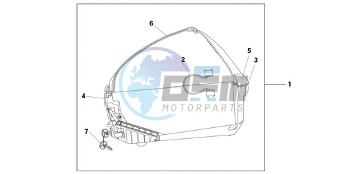 45L TOP BOX COOL WHITE