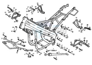 GPR R - 50 cc drawing FRAME