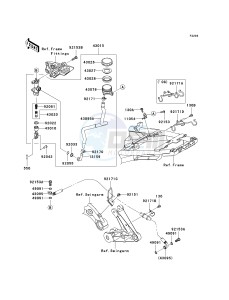 ZG 1400 B [CONCOURS 14] (8F-9F) B8F drawing REAR MASTER CYLINDER