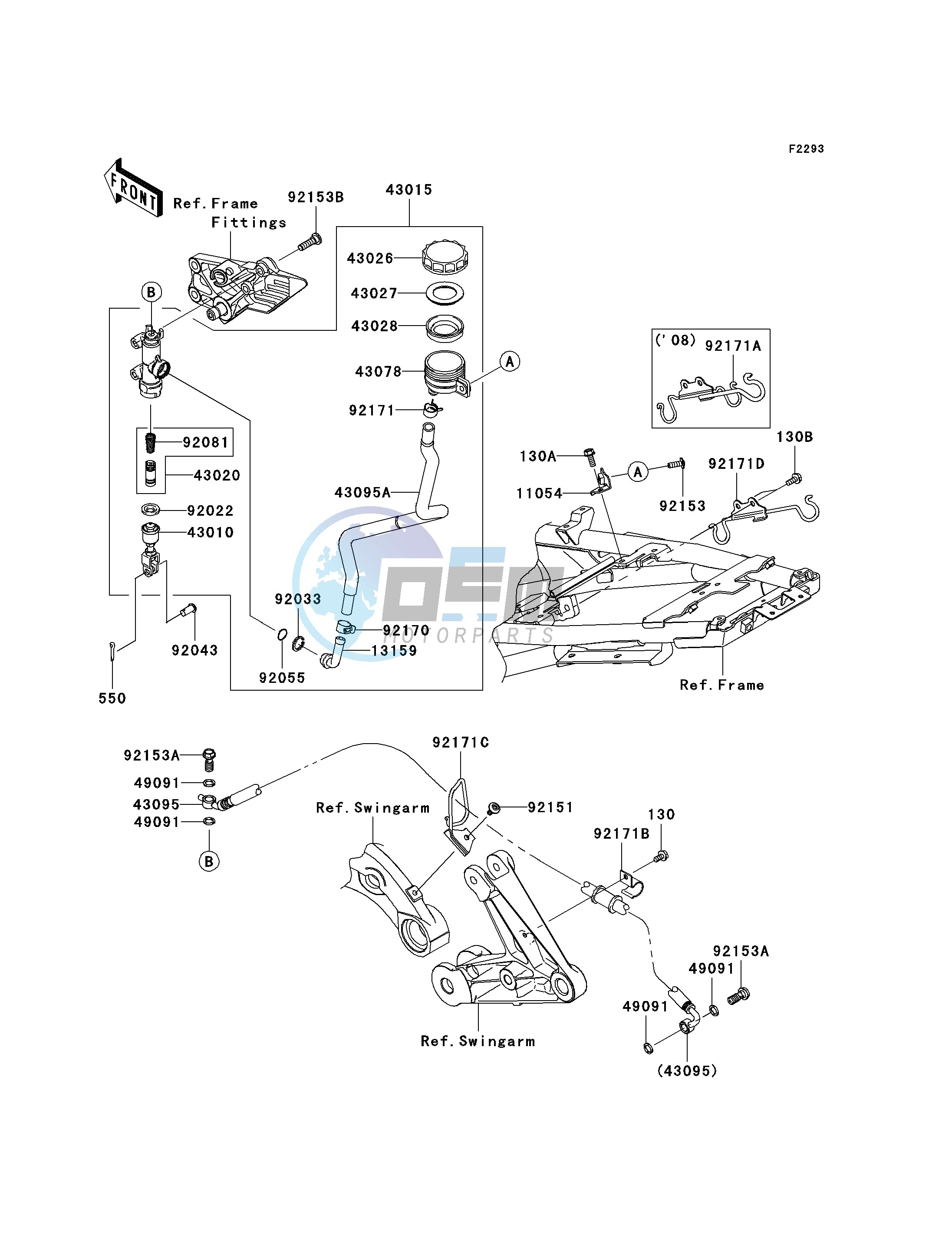 REAR MASTER CYLINDER