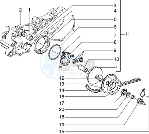 Runner 50 drawing Driving pulley