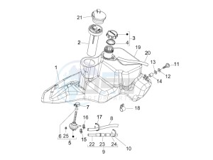 Fly 50 4t 4v (USA) drawing Fuel Tank