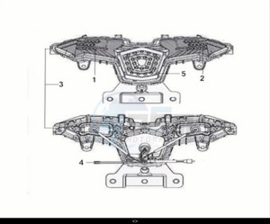 CRUISYM a 300 (LV30W2-EU) (M1) drawing TAIL LIGHT