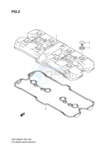 GSF-1250 BANDIT EU drawing CYLINDER HEAD COVER