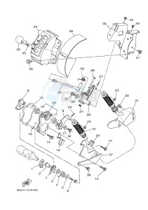 YXM700E YXM70VPXJ VIKING EPS (B5F3) drawing SHIFT SHAFT