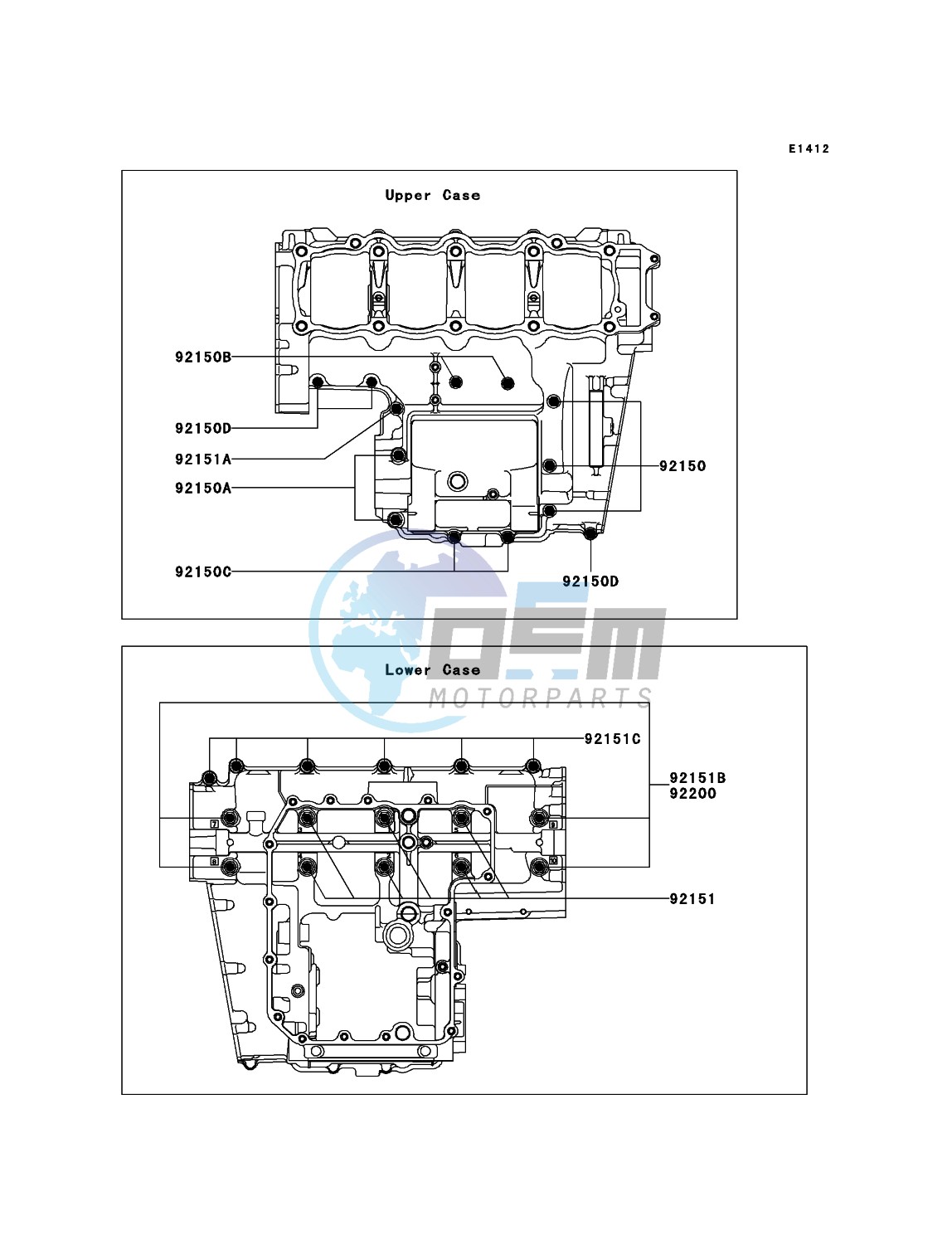 Crankcase Bolt Pattern