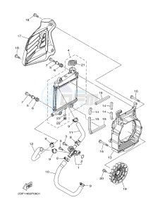 GPD125A GPD125-A NMAX125 (2DS6) drawing RADIATOR & HOSE