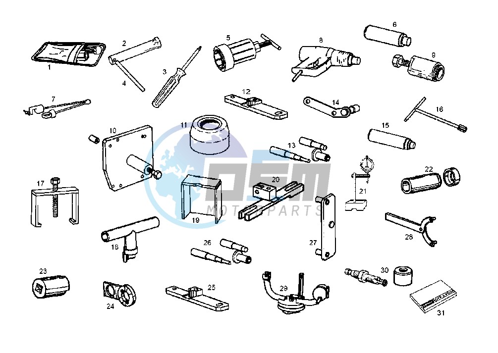 WORKSHOP SERVICE TOOLS