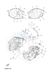 XT660Z TENERE (2BD6 2BD6 2BD6) drawing CRANKCASE