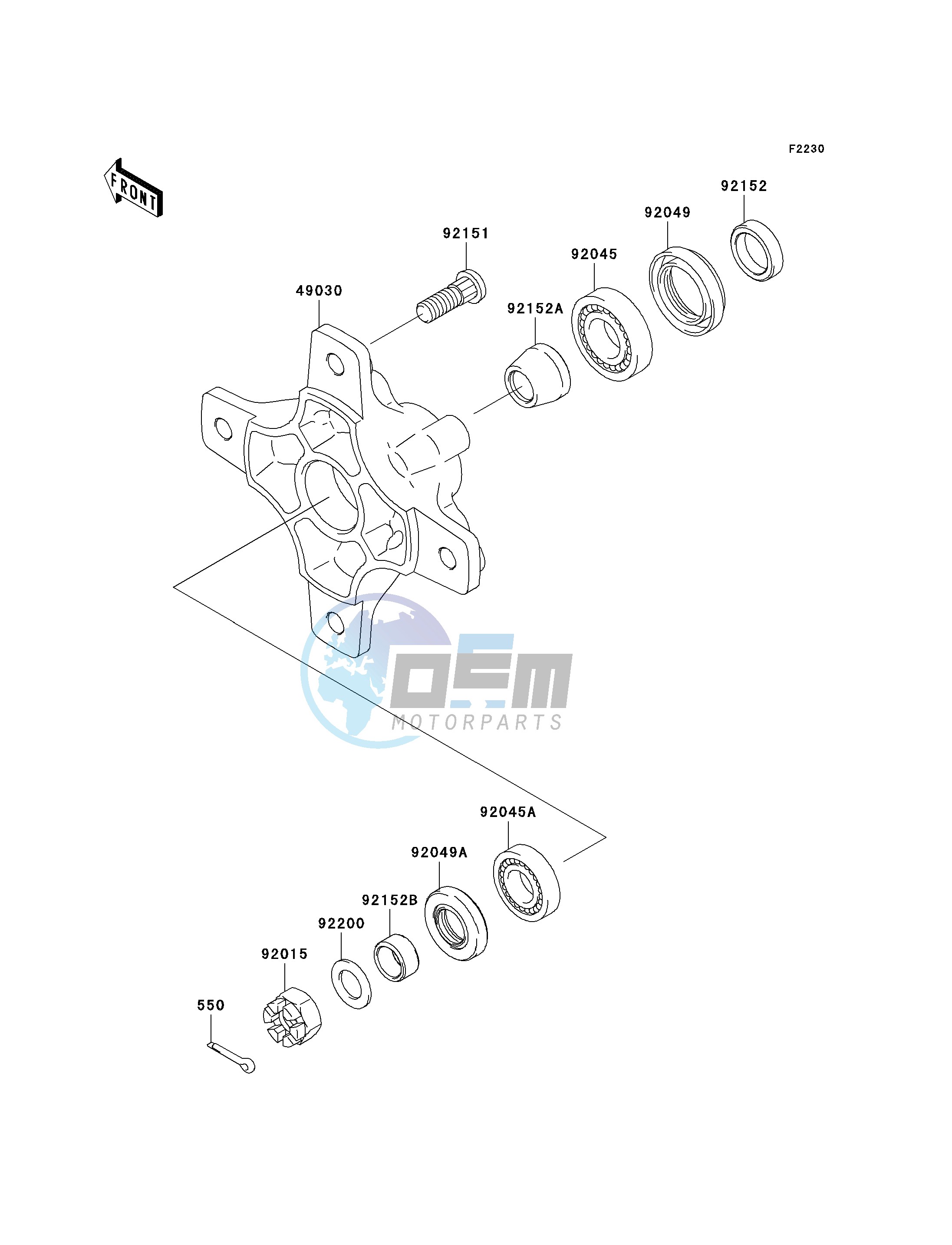 FRONT HUB