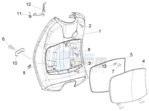 LX 50 2T drawing Front glove compartment