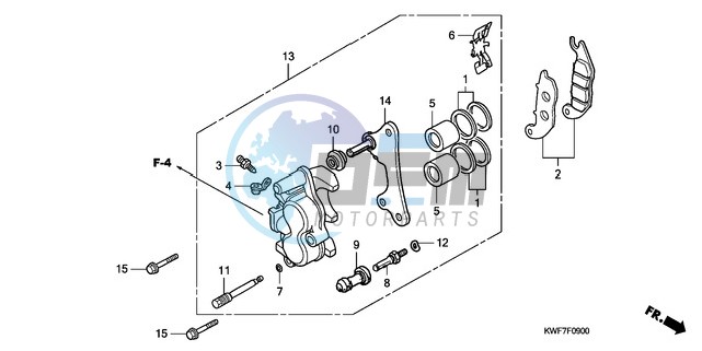 FRONT BRAKE CALIPER