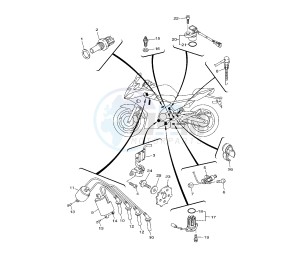 XJ6-F DIVERSION 600 drawing ELECTRICAL 1