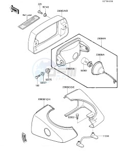 KLF 185 A [BAYOU 185] (A2-A4) [BAYOU 185] drawing HEADLIGHT-- S- -