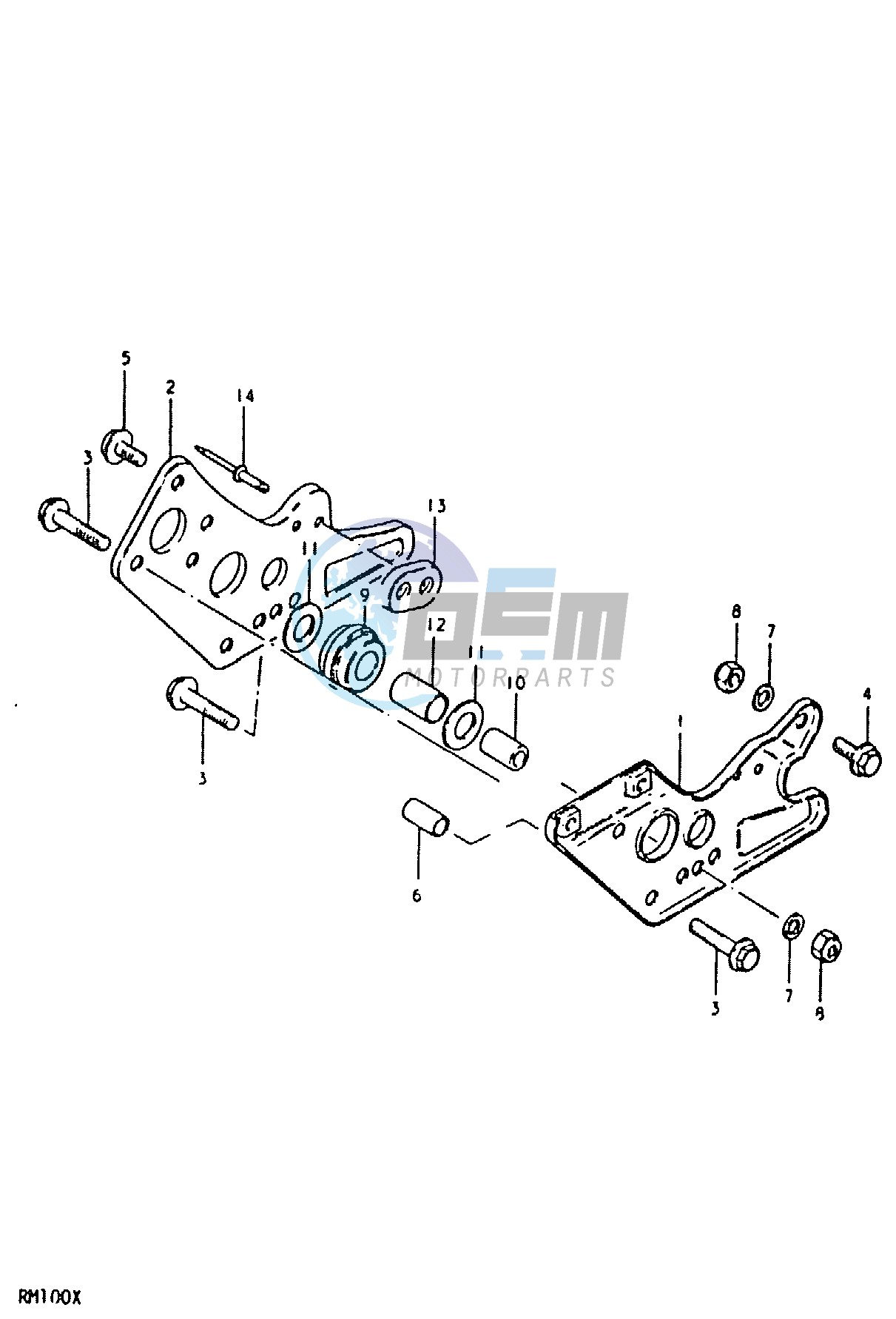 CHAIN GUIDE (RM100T)