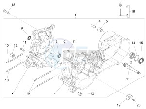 Fly 50 4t 4v drawing Crankcase