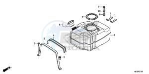 SXS700M2H Europe Direct - (ED) drawing FUEL TANK