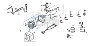 TRX350FE RANCHER 4X4 ES drawing STOP LIGHT SET