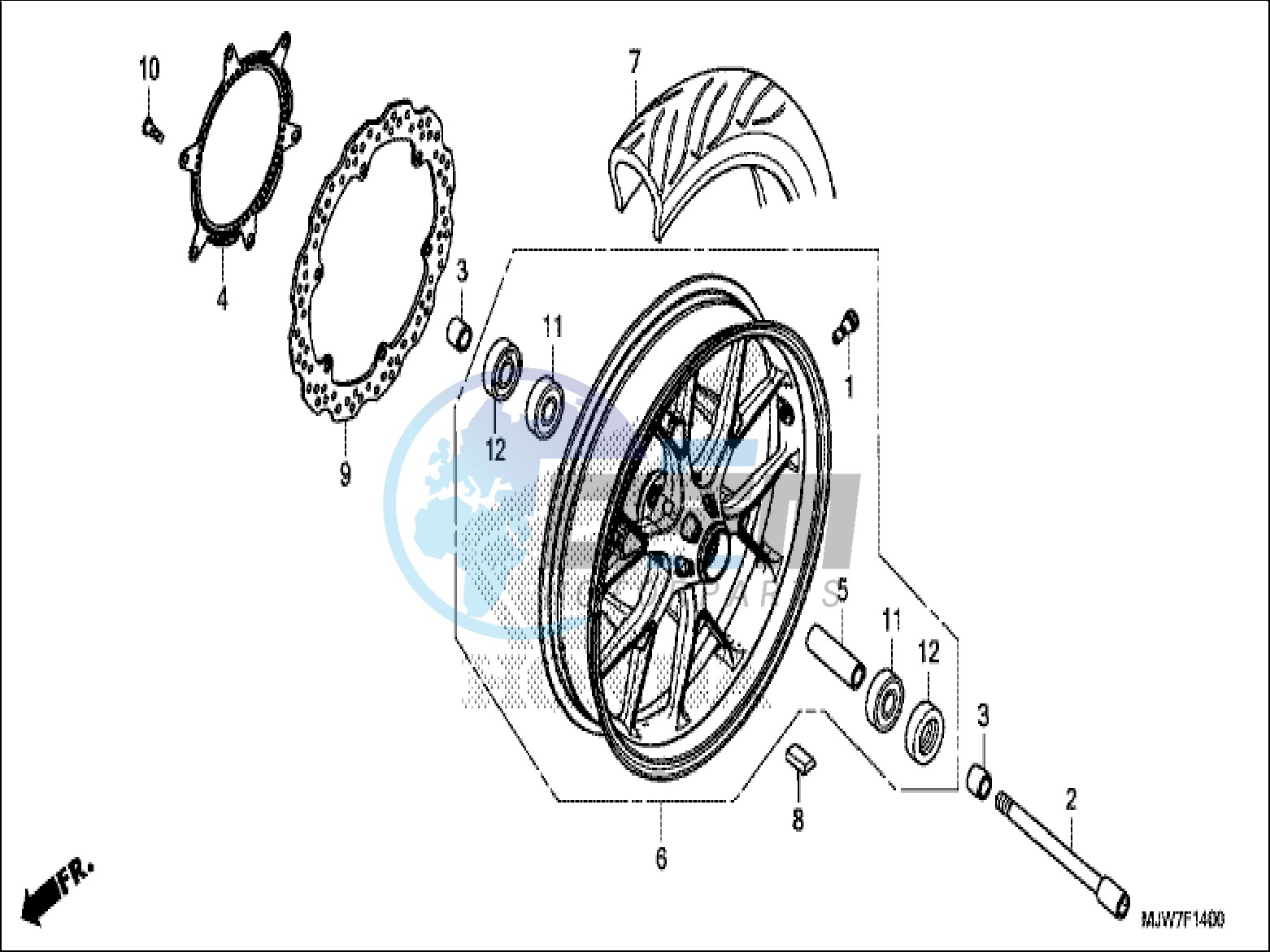 FRONT WHEEL