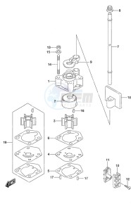 DF 20A drawing Water Pump