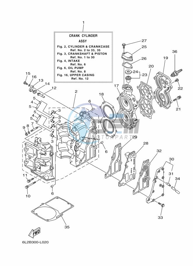 CYLINDER--CRANKCASE