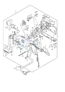 DF 9.9A drawing Remote Control - w/Remote Control