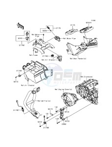 NINJA_300 EX300ADF XX (EU ME A(FRICA) drawing Fuel Injection