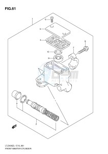 LT-Z400 (E19) drawing FRONT MASTER CYLINDER