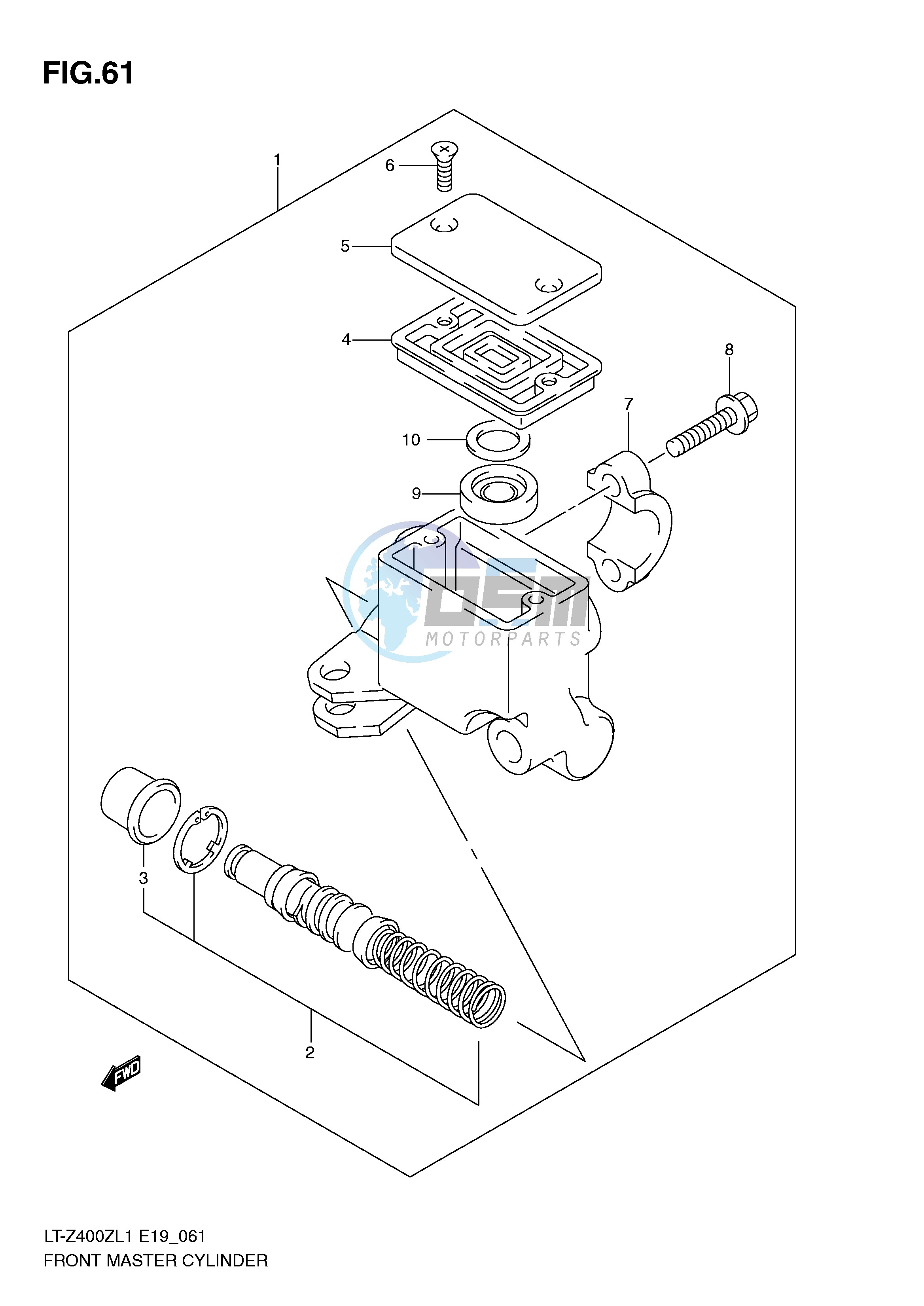 FRONT MASTER CYLINDER