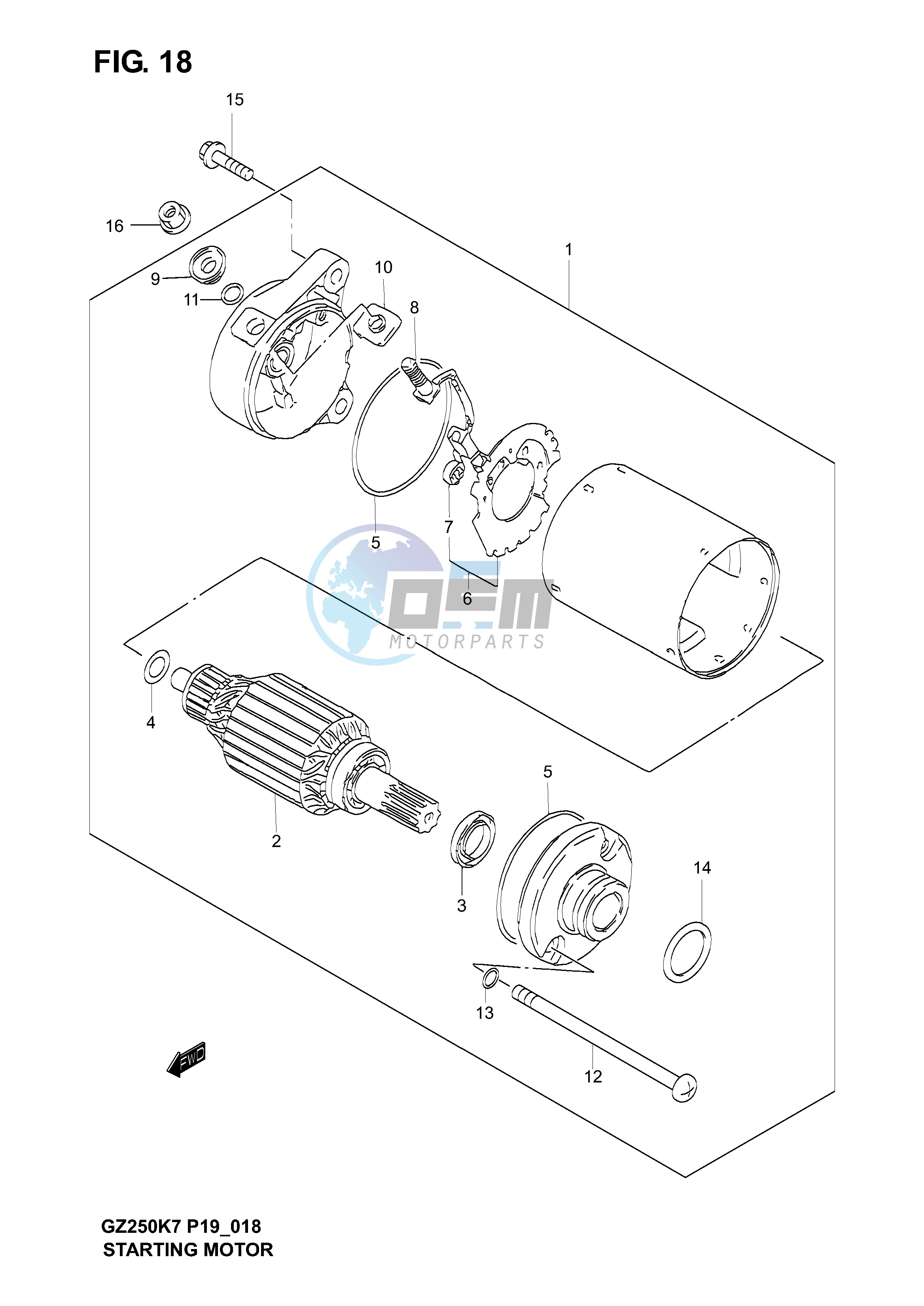 STARTING MOTOR