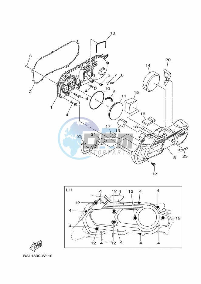 FRONT MASTER CYLINDER