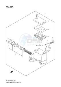 AN400Z ABS BURGMAN EU-UK drawing FRONT MASTER CYLINDER