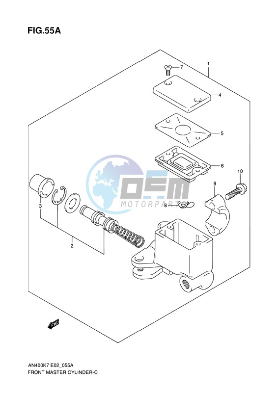 FRONT MASTER CYLINDER