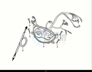 ORBIT III 125 (XE12W2-EU) (E5) (M1) drawing SPEED METER