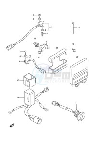 DF 70A drawing PTT Switch/Engine Control Unit