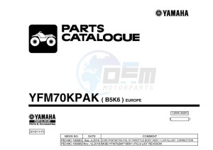 YFM700FWBD YFM70KPAK (B5K6) drawing Infopage-1