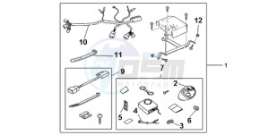 ST13009 Europe Direct - (ED / MME) drawing SECURITY KIT