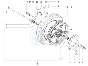 NRG 50 power DT drawing Rear Wheel