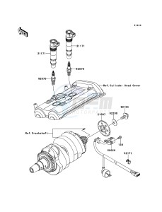 VERSYS_ABS KLE650DEF XX (EU ME A(FRICA) drawing Ignition System