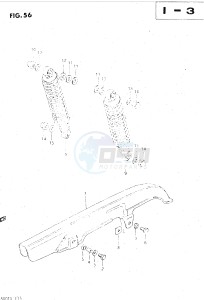 GS500E (Z-D) drawing CHAIN CASE SHOCK ABSORBER