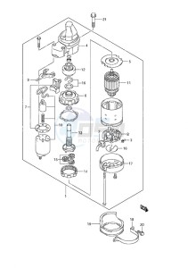 DF 50A drawing Starting Motor