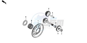 TRX450FM drawing STARTING GEAR