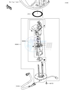 Z1000 ABS ZR1000GEFA FR GB XX (EU ME A(FRICA) drawing Fuel Pump