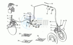 V 35 350 Carabinieri - PA Carabinieri/PA drawing Brake calipers