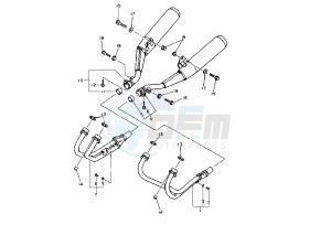 XJ N 600 drawing EXHAUST