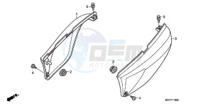 XL125VB drawing SIDE COVER