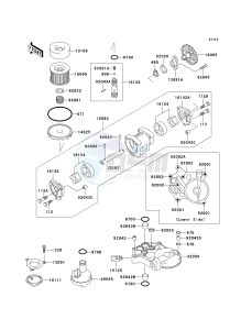 ZG 1200 B [VOYAGER XII] (B15-B17) [VOYAGER XII] drawing OIL PUMP_OIL FILTER