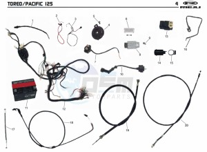 TOREO-PACIFIC-125-PACIFIC drawing ELECTRICAL